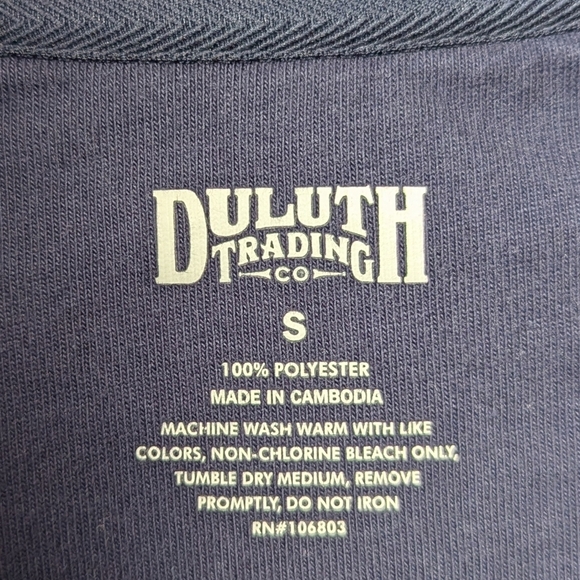 Duluth Women's Frost Lake Fleece Pullover Size Small Purple Blue - Picture 5 of 8